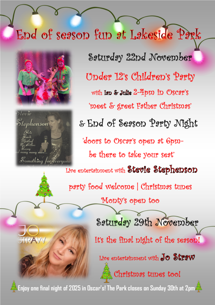 2025 End of Season weekends inc party