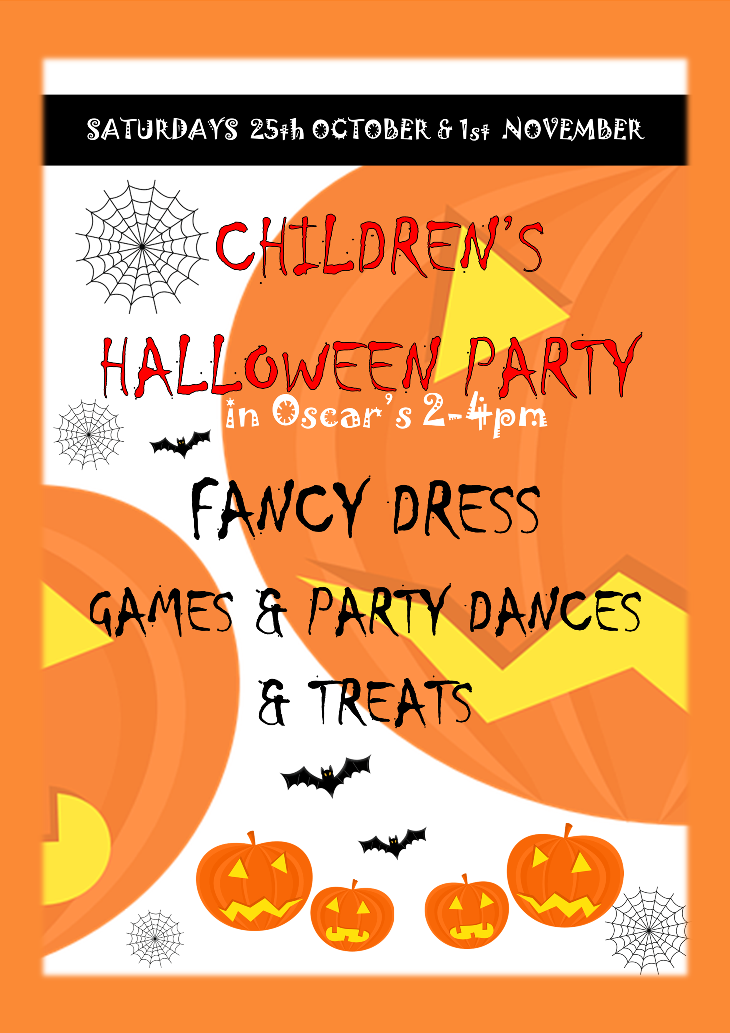 2025 Halloween Parties Orange